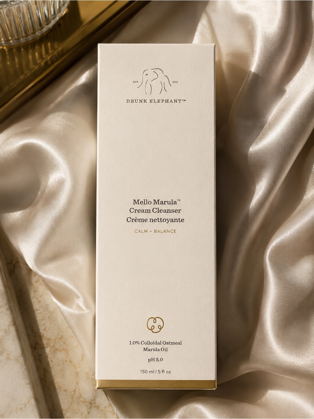 Drunk Elephant Mello Marula Cream Cleanser — Cream, Gold